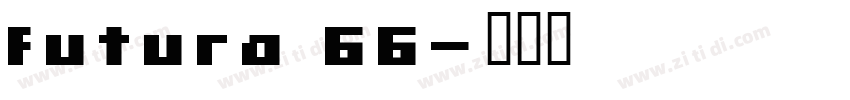 futura 66字体转换